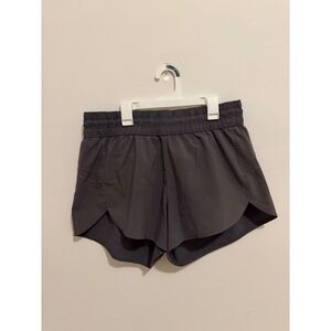 Dolphin Hem Athletic‎ Shorts Dark Gray Womens